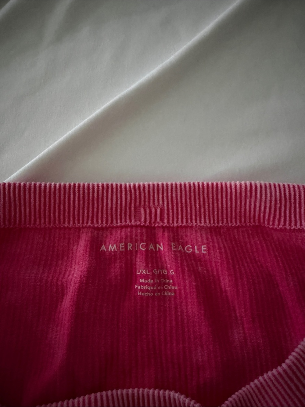 American Eagle Outfitters Hot Pink Ribbed Tube Top - Picture 3 of 3